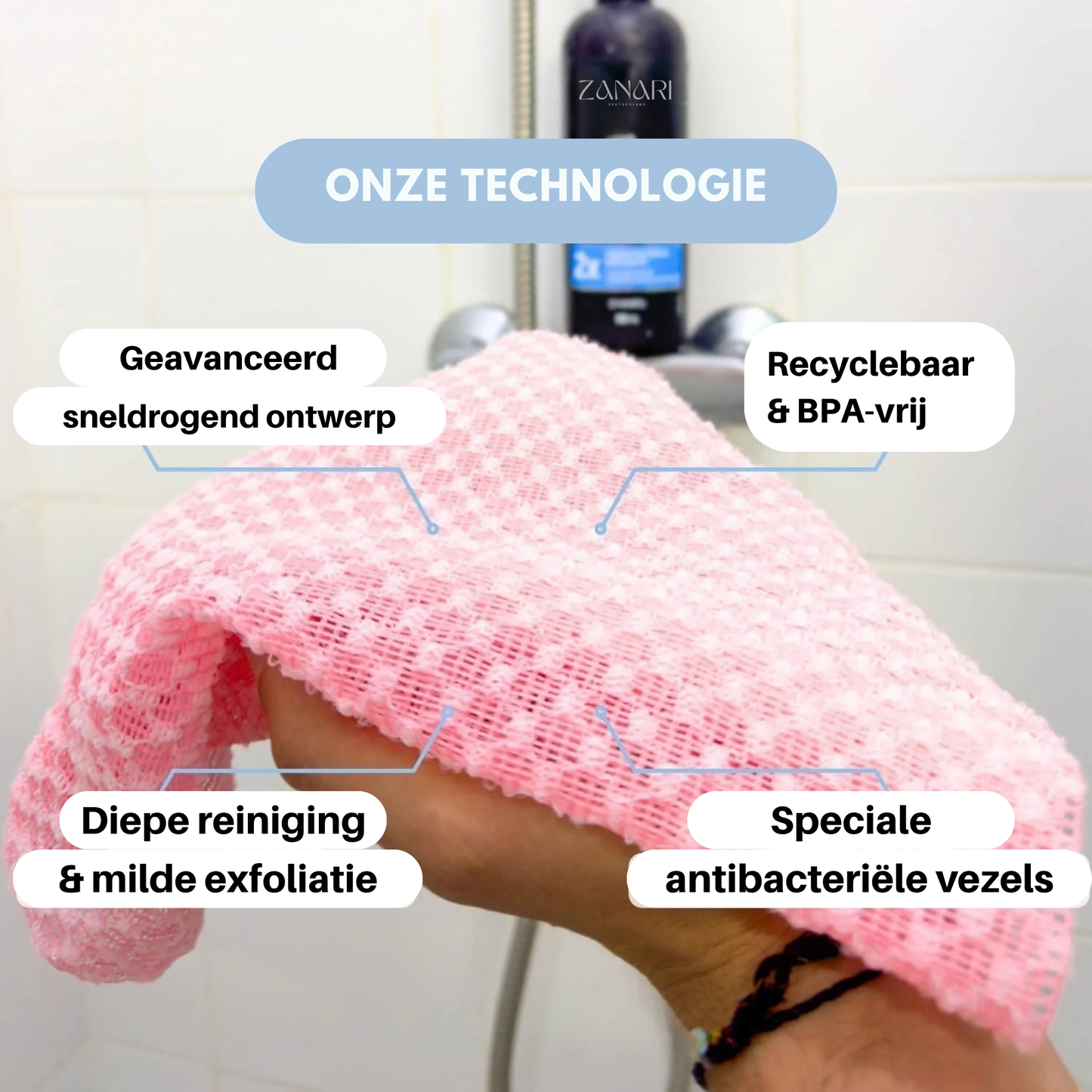 Zanari Scrubdouchedoek