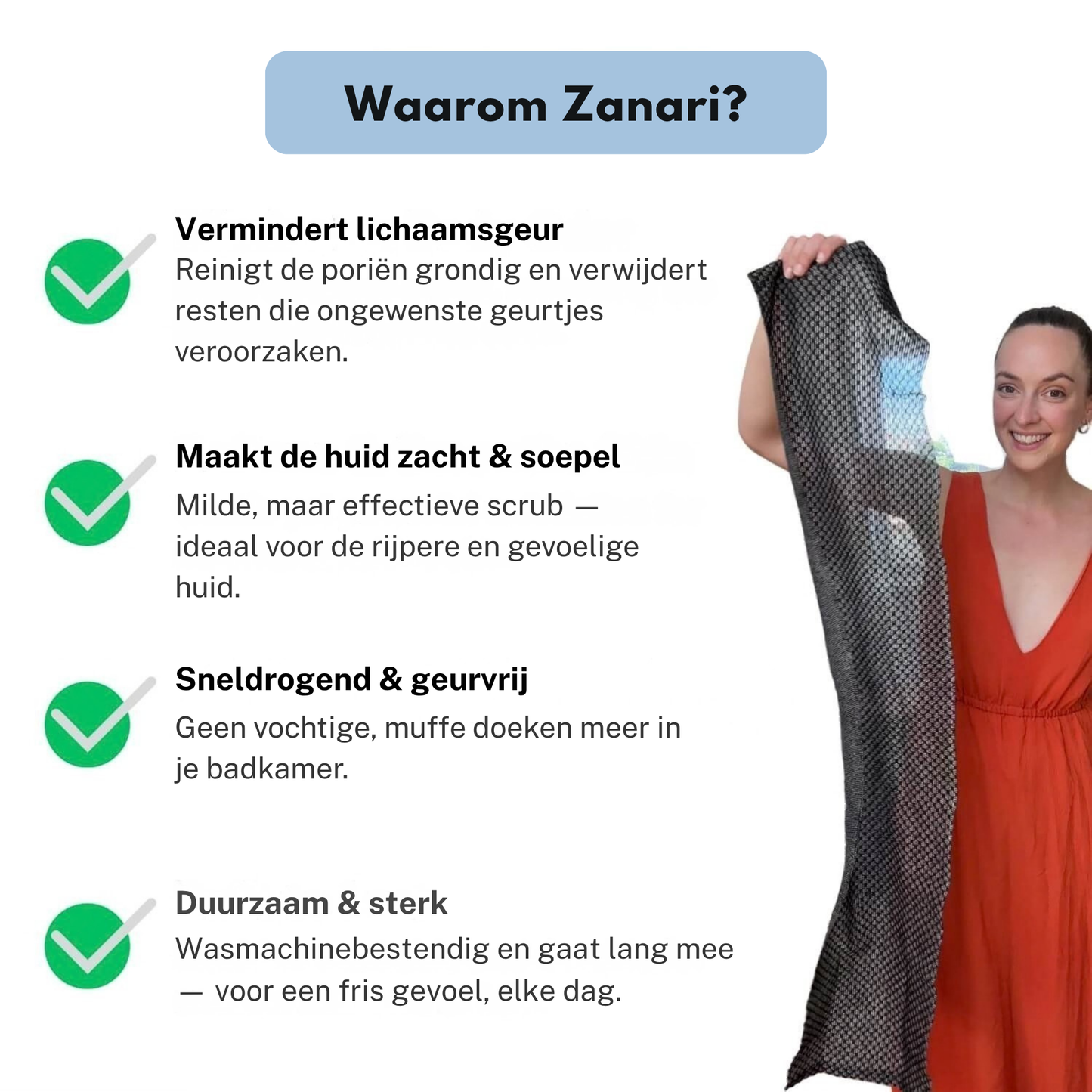 Zanari Scrubdouchedoek